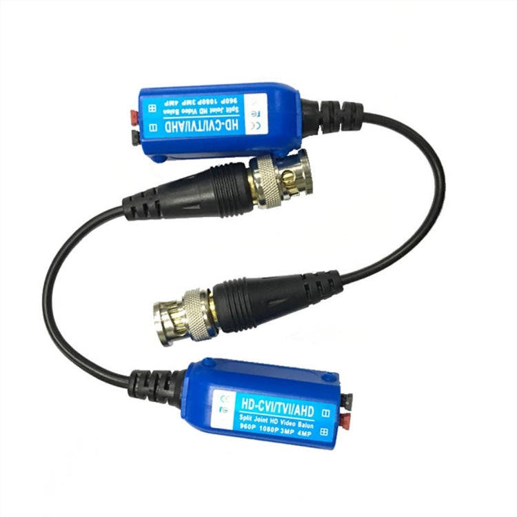 2 PCS Anpwoo 210C Spliceable Screwless-type Coaxial HD-CVI/AHD/TVI 1CH Passive Transceiver Video ...