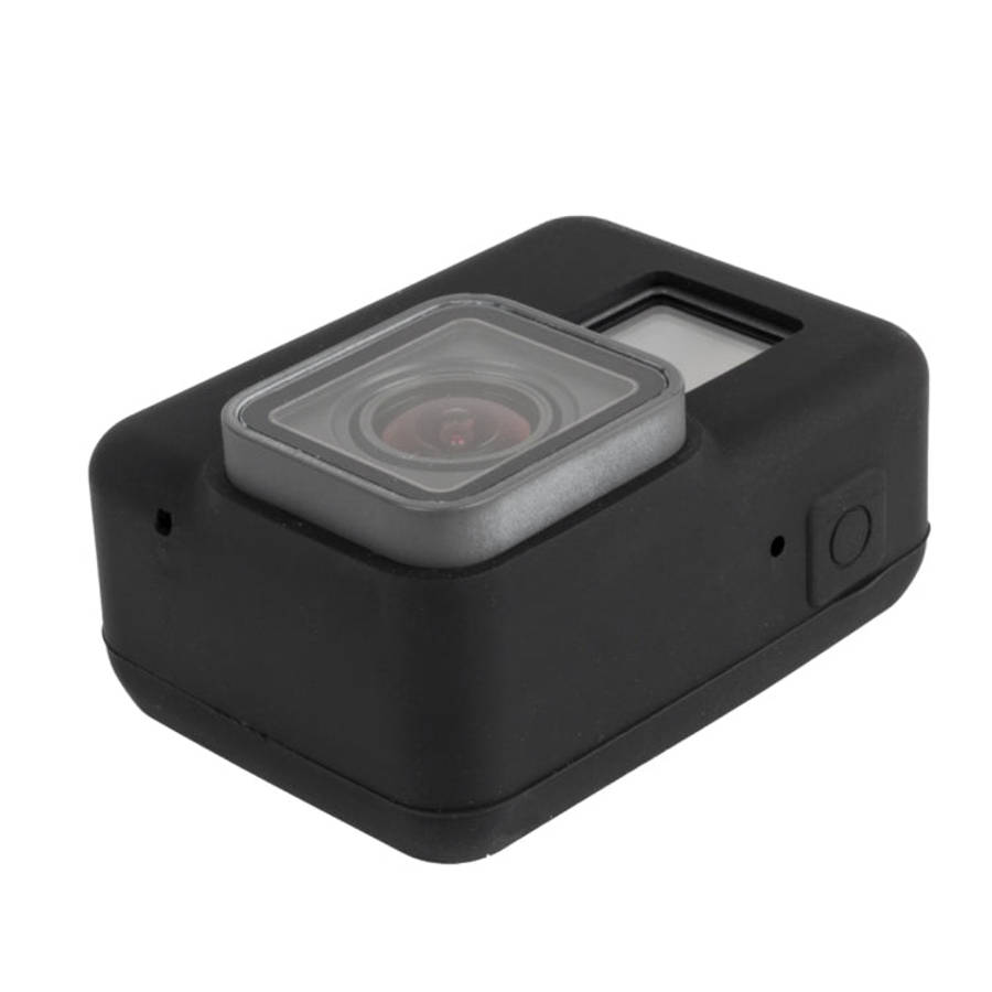 For GoPro HERO5 Silicone Housing Protective Case Cover Shell(Black)