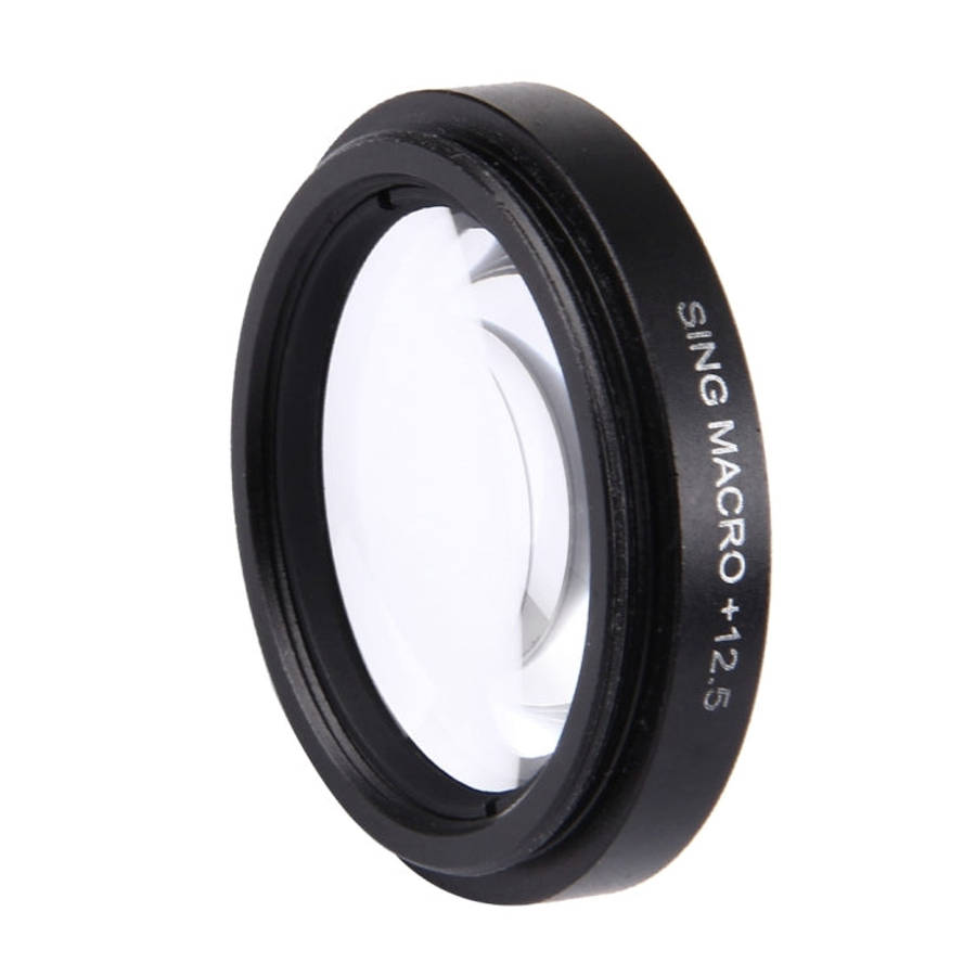 JUNESTAR Proffesional 37mm 12.5X Macro Lens Filter + Lens Protective Cap for GoPro & Xiaomi Xiaoy...