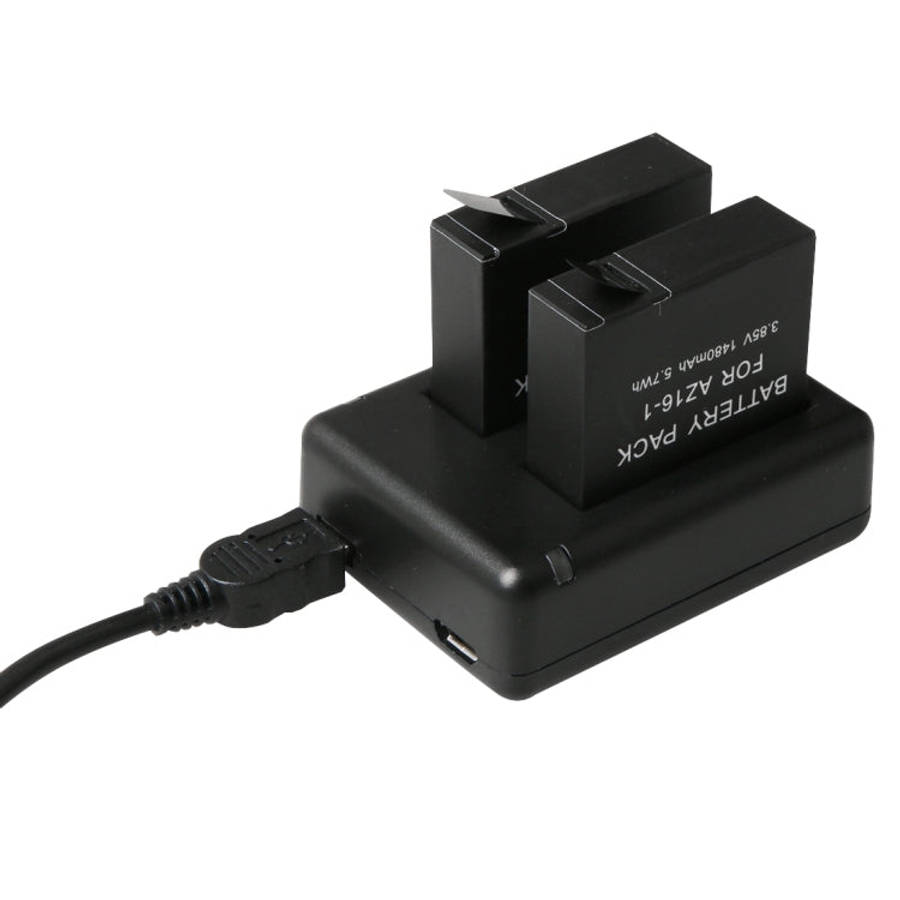 BC-AZ16 Digital Camera USB Dual Batteries Charger for Xiaomi Xiaoyi II 4K