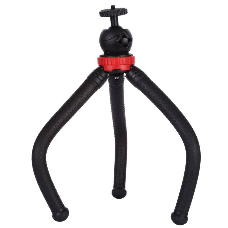 MZ305 Mini Octopus Flexible Tripod Holder with Ball Head for SLR Cameras, GoPro HERO10 Black / HE...