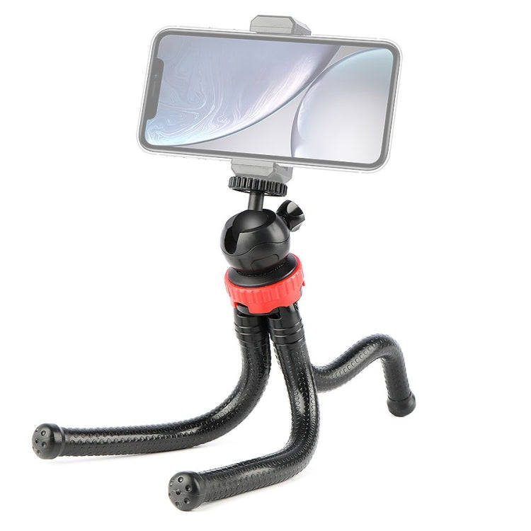 MZ305 Mini Octopus Flexible Tripod Holder with Ball Head for SLR Cameras, GoPro HERO10 Black / HE...