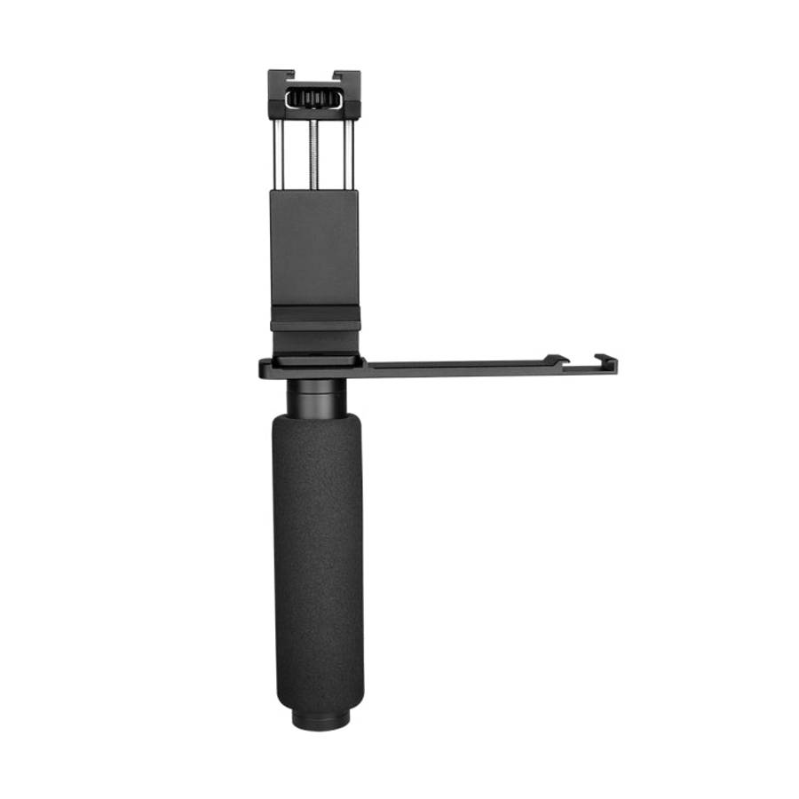 YELANGU PC08 YLG0117A Handheld Grip Holder Bracket with Mobile Phone Metal Clamp (Black)