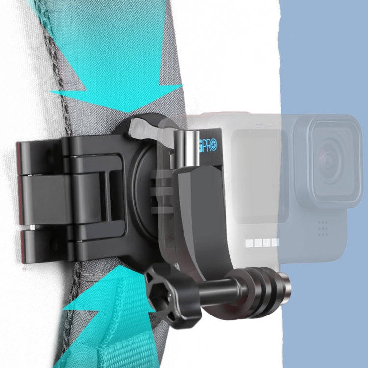 RUIGPRO 360 Degree Rotating Quick Release Strap Mount Shoulder Backpack Mount for GoPro, Insta360...