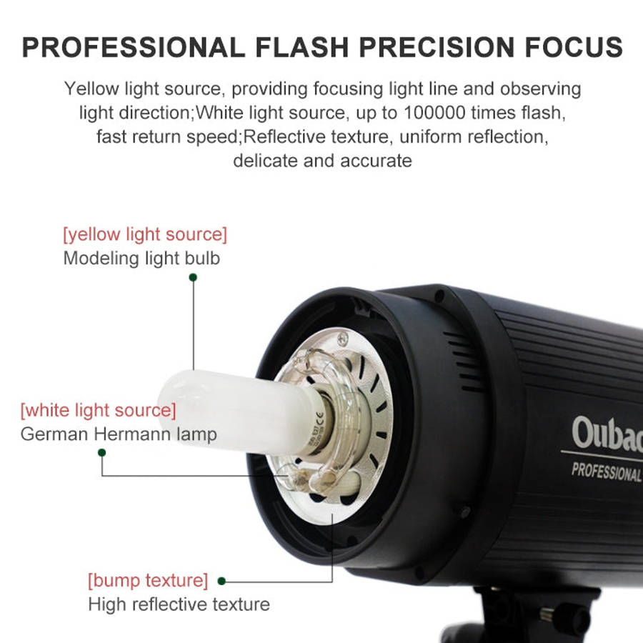 TRIOPO Oubao TTR600W Studio Flash with E27 150W Light Bulb