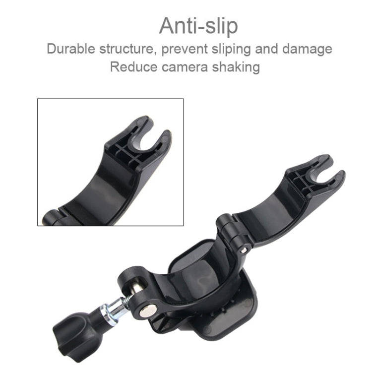 GP435 Small Size Bicycle Motorcycle Handlebar Fixing Mount for GoPro, Insta360, DJI and Other Act...