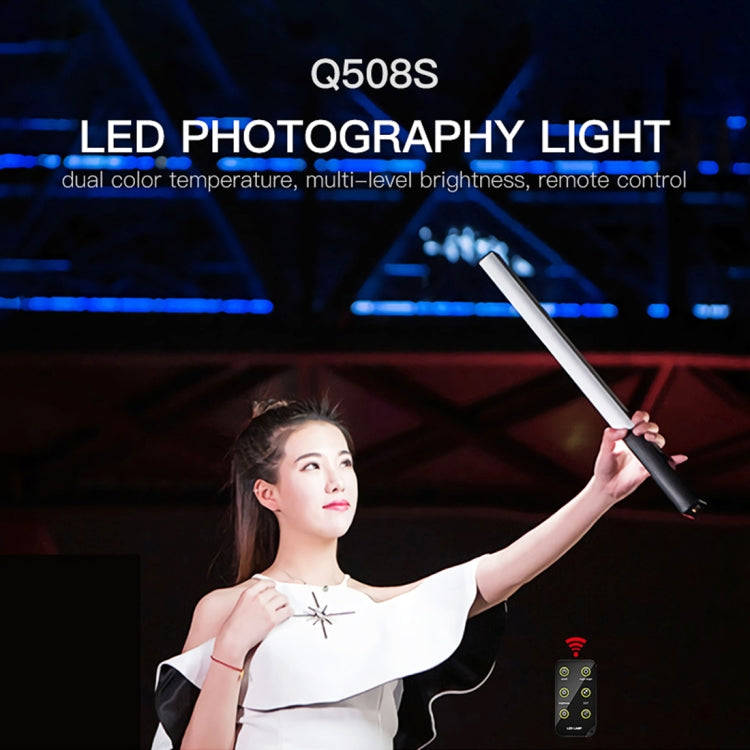LUXCeO Q508S Dual Color Temperature 1000LM Photo LED Stick Video Light Handheld LED Fill Light Fl...