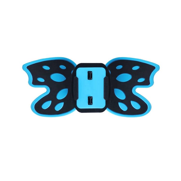 Butterfly Helmet Mount Adapter for GoPro, Insta360, DJI and Other Action Cameras(Blue)