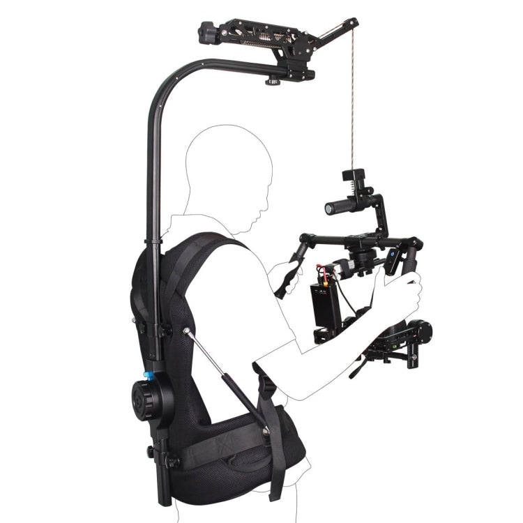 YELANGU B100 Stabilizer Vest Camera Support System with Damping Head for DSLR & DV Cameras, Load:...