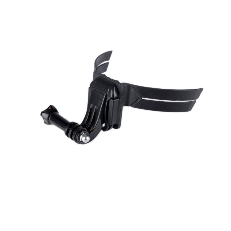 Helmet Mount with J-Hook Buckle  for GoPro, Insta360, DJI and Other Action Cameras (Black)