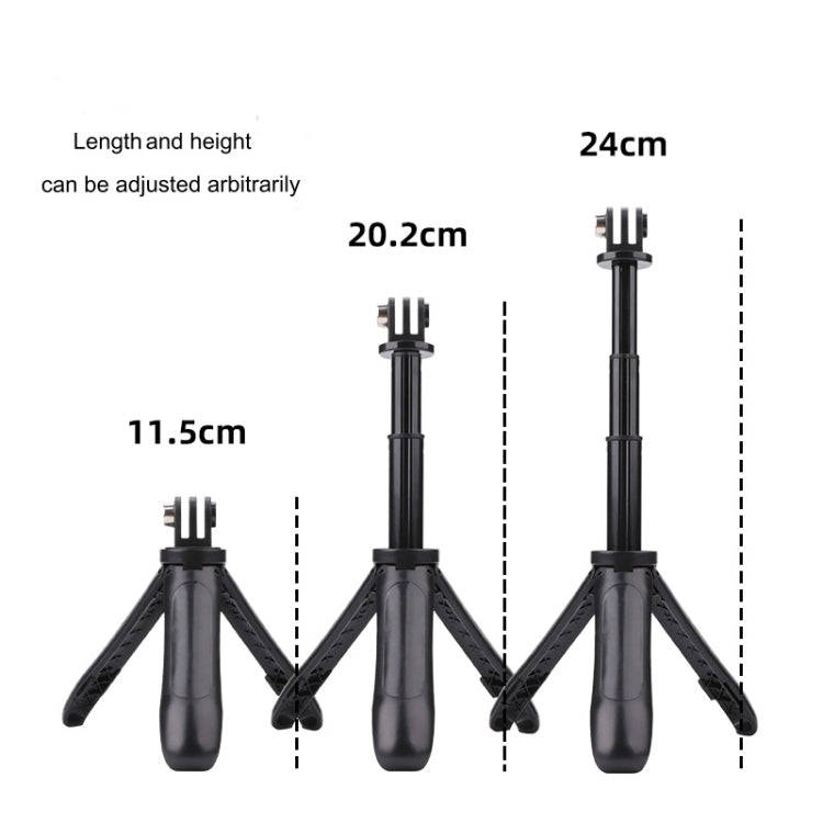 Multi-functional Foldable Tripod Holder Selfie Monopod Stick for GoPro, Insta360, DJI and Other A...