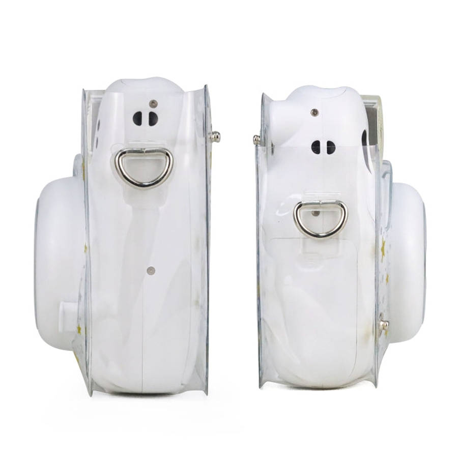 Stars Crystal PVC Hard Case Camera Bag with Shoulder Strap for FUJIFILM Instax Mini 11 (Transparent)