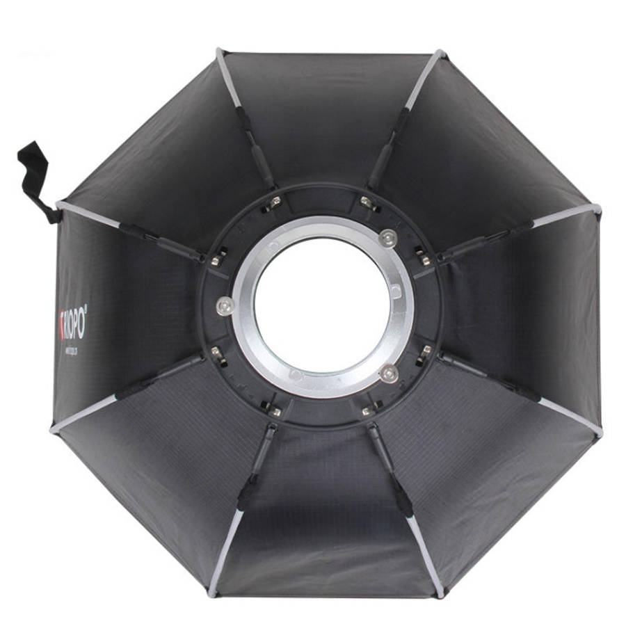 TRIOPO K2-90 90cm Speedlite Flash Octagon Parabolic Softbox Bowens Mount Diffuser (Black)