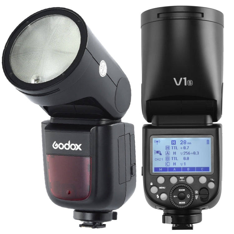 Godox V1S Round Head TTL Flash Speedlite for Sony (Black)