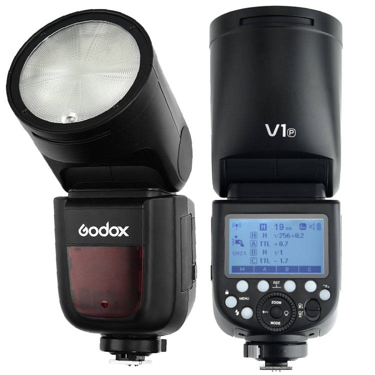 Godox V1P Round Head TTL Flash Speedlite for Pentax (Black)