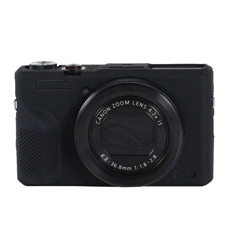For Canon PowerShot G7 X Mark III / G7X III / G7X3 Soft Silicone Protective Case(Black)