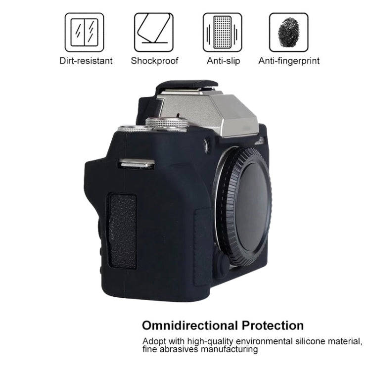 Soft Silicone Protective Case for FUJIFILM X-T200 (Coffee)