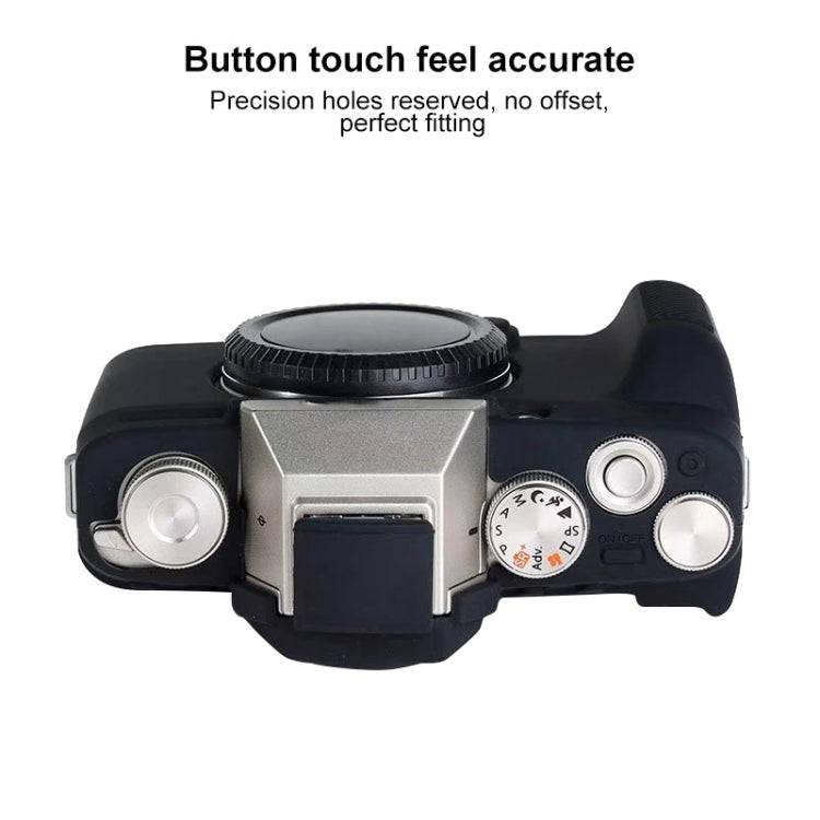 Soft Silicone Protective Case for FUJIFILM X-T200 (Coffee)
