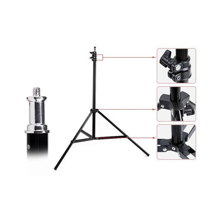 Godox SN302 1.9m Height Photography Aluminum Light Stand for Studio Flash Light (Black)