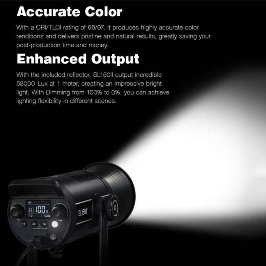 Godox SL150II 150W 5600K Daylight-balanced LED Light Studio Continuous Photo Video Light(UK Plug)