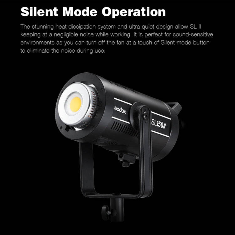 Godox SL150II 150W 5600K Daylight-balanced LED Light Studio Continuous Photo Video Light(EU Plug)