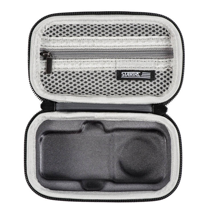 For Insta360 One X3 STARTRC Camera Carry Case with Carabiner & Strap(Black)