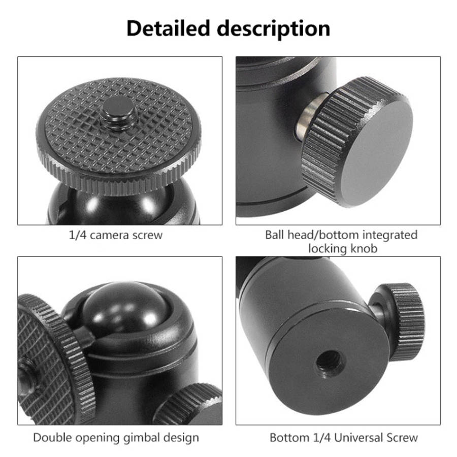 BEXIN K18A Mini 360 Degree Rotation Panoramic Metal Ball Head