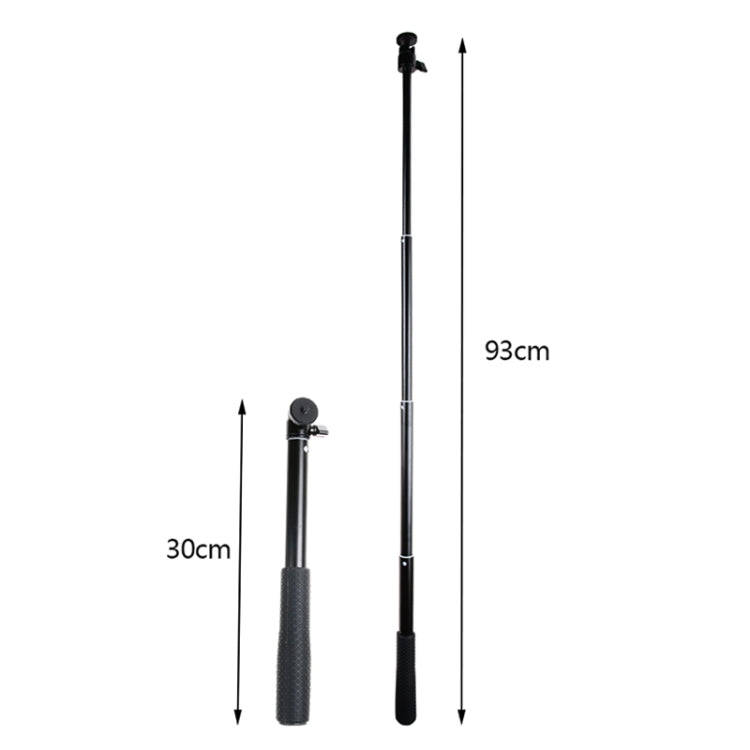 30-93cm Grip Foldable Tripod Holder Multi-functional Selfie Stick Monopod for GoPro, Insta360, DJ...