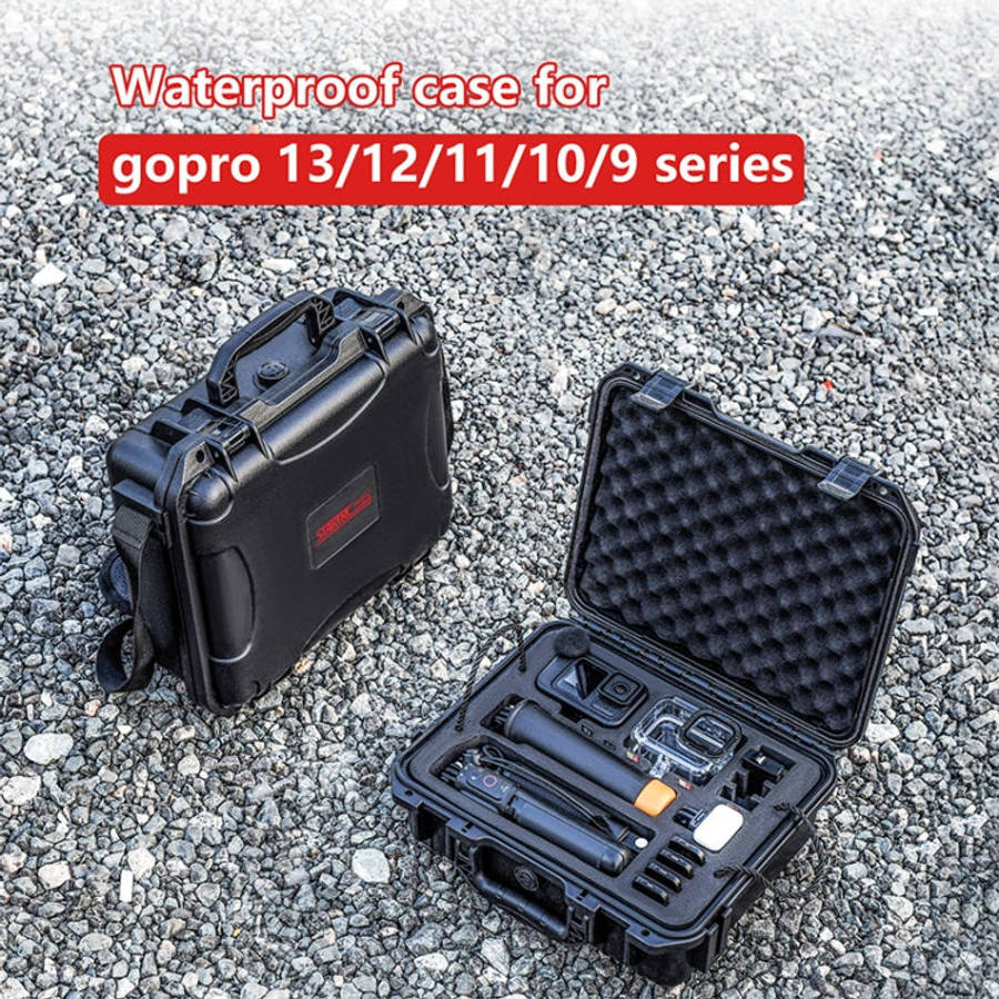 STARTRC Waterproof EVA PP Dual-layer Suitcase Storage Box For GoPro HERO13 Black /12 Black /11 Bl...