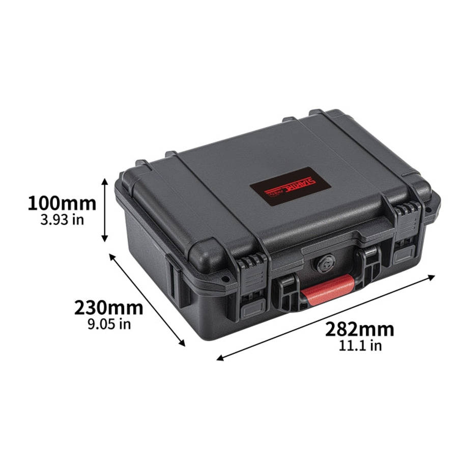 For Insta360 Ace / Ace Pro STARTRC Waterproof Dual-layer Suitcase Storage Box (Black)