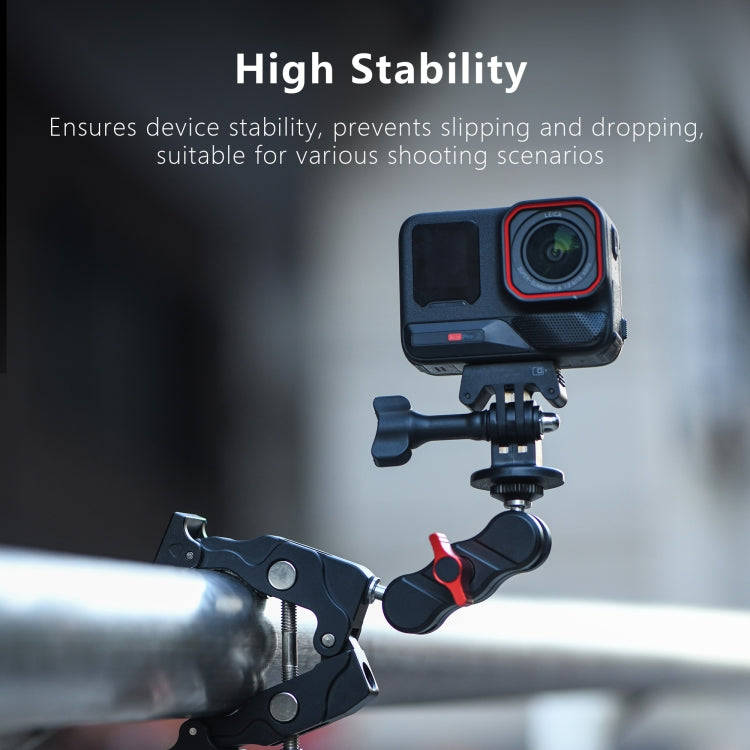STARTRC Action Camera Universal Strong Clamp Mount (Black)