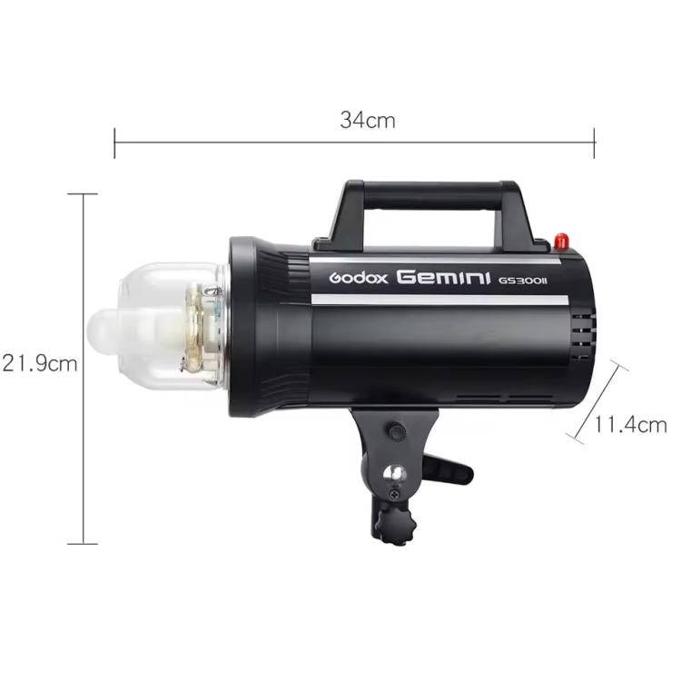 Godox Gemini GS300II Studio Flash Light 300Ws Bowens Mount Strobe Flash (EU Plug)