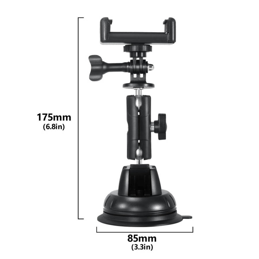 STARTRC Suction Cup Holder Bracket with Phone Clamp (Black)