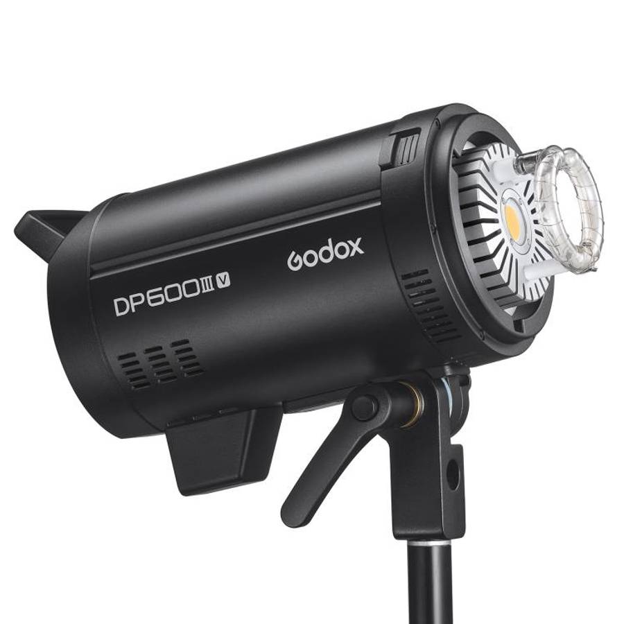 Godox DP600III-V Studio Flash Photo Light 600Ws 2.4G Wireless X System Bowens Mount Light (UK Plug)