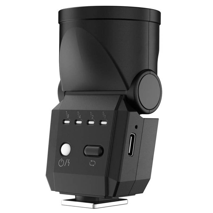 Desiontal F02 Mini On-Camera Flash Light Speedlite for Mirrorless Cameras (Black)