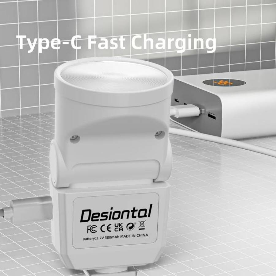 Desiontal F02 Mini On-Camera Flash Light Speedlite for Mirrorless Cameras (White)