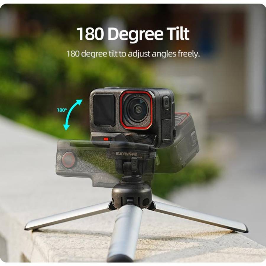 Sunnylife Magnetic Quick Release Adapter Mount 1/4 180 Tilt Adjustable Selfie Stick Adapter Stand...