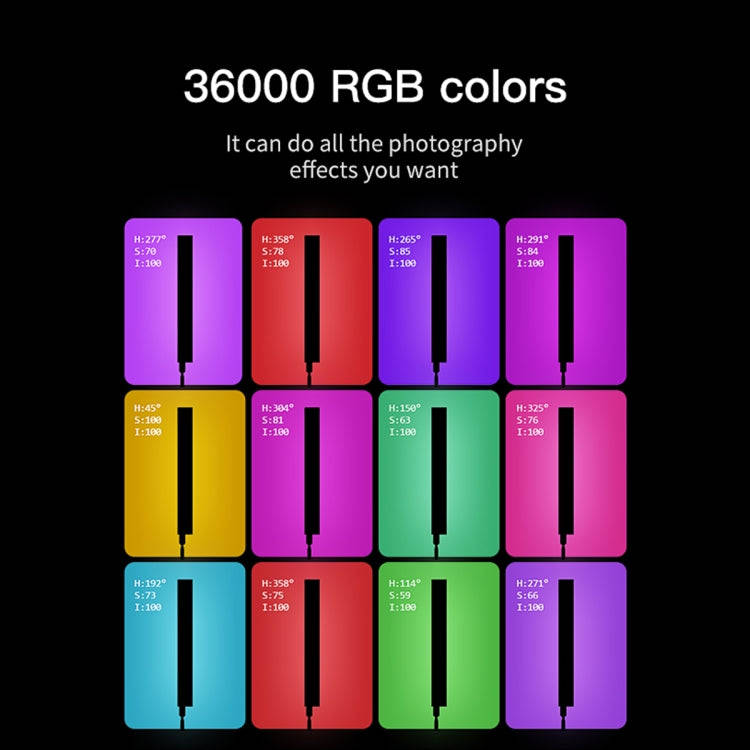 LUXCeO P6 RGB Colorful Photo LED Stick Video Light Handheld APP Control Full Color LED Fill Light...