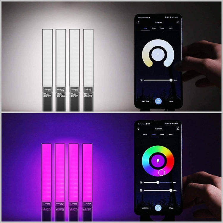 LUXCeO P6 RGB Colorful Photo LED Stick Video Light Handheld APP Control Full Color LED Fill Light...