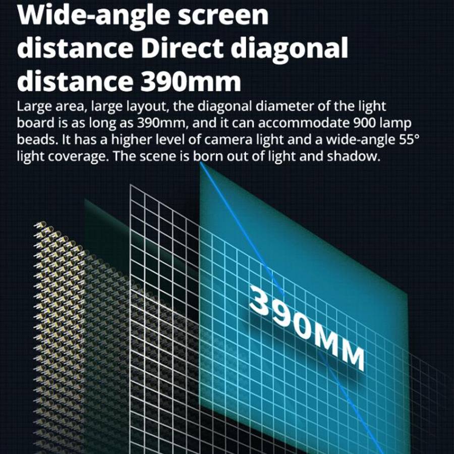 YONGNUO YN9000 900pcs LED Illumination Dimming Studio 3200-5600K Video Light