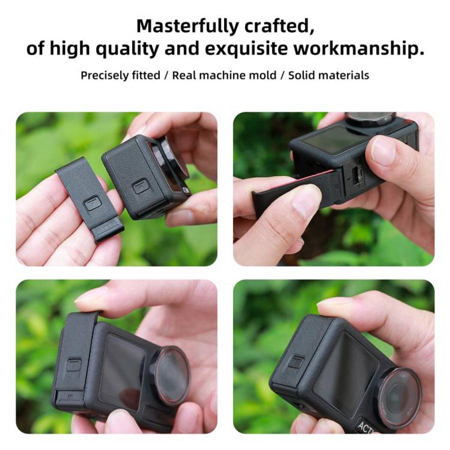 For DJI Osmo Action 5 Pro Battery Side Cover (Black)