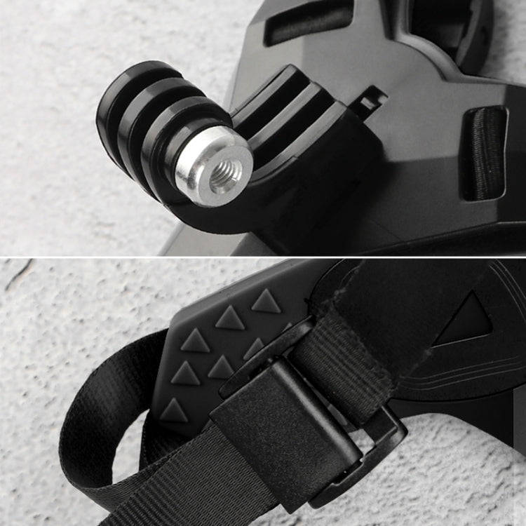 Helmet Belt Mount for GoPro, Insta360, DJI and Other Action Cameras(Black)