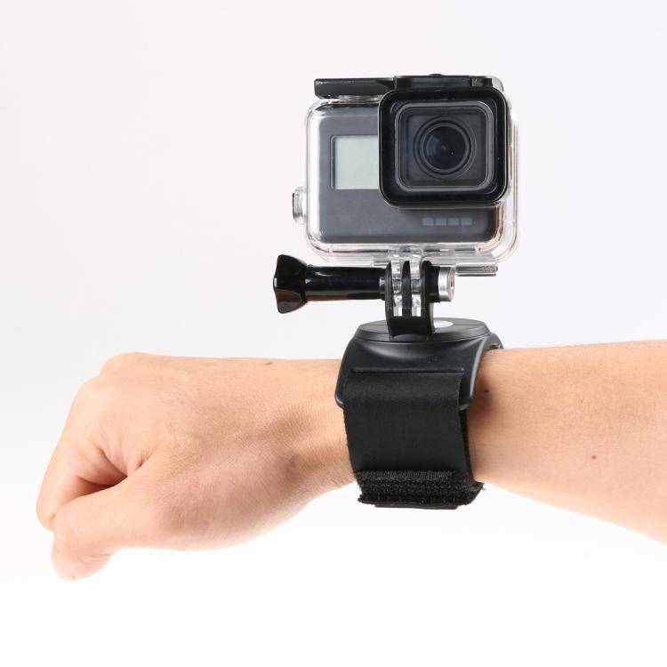 GP278 3 in 1 Hand Wrist Arm Leg Straps 360-degree Rotation Mount for GoPro, Insta360, DJI and Oth...