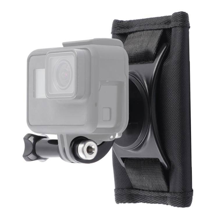 Hook and Loop Fastener Backpack Rec-Mounts Clip Clamp Mount with Screw for GoPro, Insta360, DJI a...