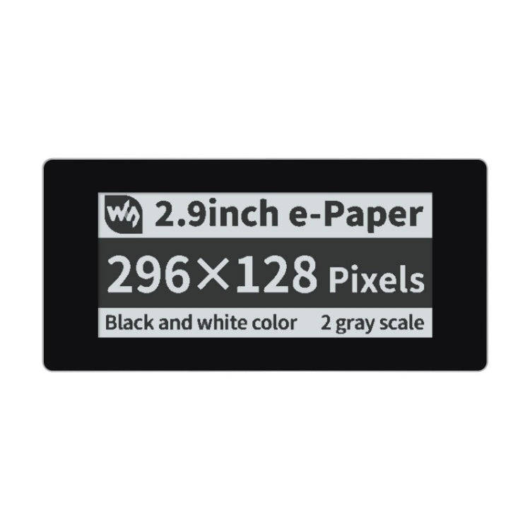 Waveshare 2.9 inch 296 x 128 Pixel Touch Black / White e-Paper Module for Raspberry Pi Pico, SPI ...