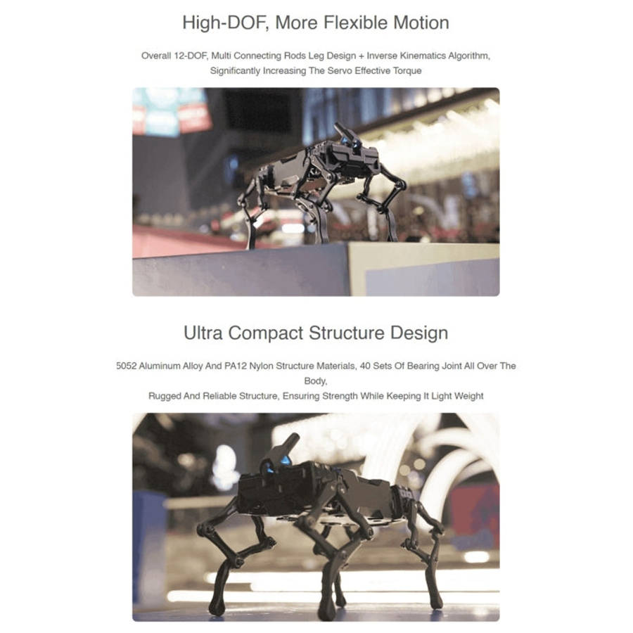 Waveshare WAVEGO 12-DOF Bionic Dog-Like Robot, Basic Version(UK Plug)