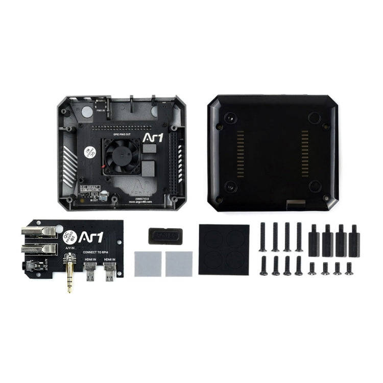 Waveshare Argon One Aluminum Case For Raspberry Pi 4, with Safe Power Button
