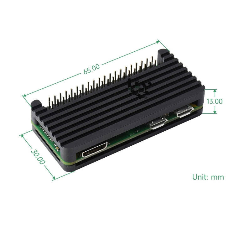 Waveshare Aluminum Alloy Protection Case for Raspberry Pi Zero Series, Fits Zero / Zero 2 W