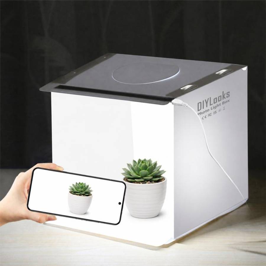 DIYLooks 20cm Folding Portable 550LM Light Photo Lighting Studio Shooting Tent Box Kit with 6 Col...