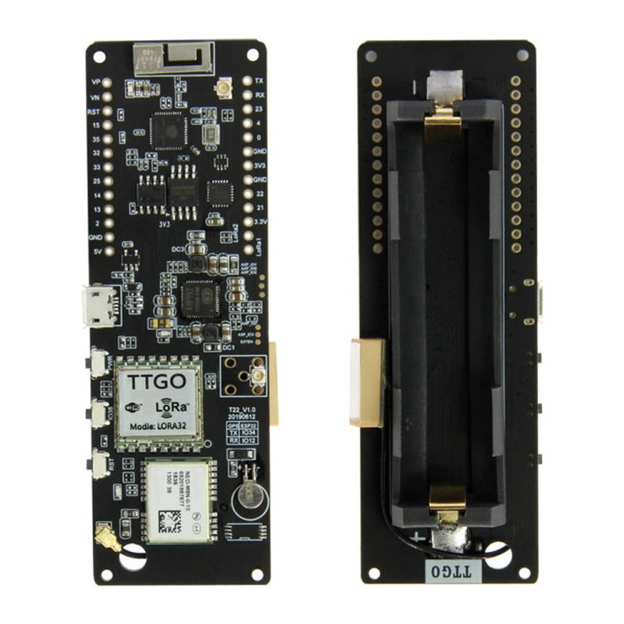 TTGO T-Beam ESP32 Bluetooth WiFi Module 433MHz GPS NEO-M8N LORA 32 Module with Antenna & 18650 Ba...